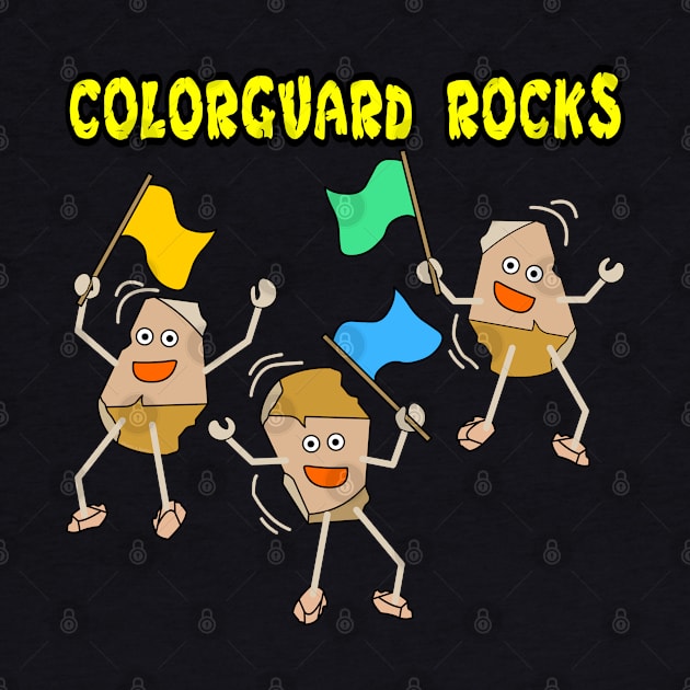 Colorguard Rocks Light by Barthol Graphics